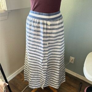 Nautical striped skirt​